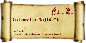 Csizmadia Majlát névjegykártya